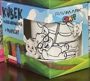 Kubek do malowania z markerami puciek. Wydawca: Rawmark. Dadada.pl Opakowanie Kubek do malowania z markerami puciek
