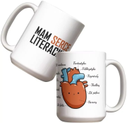 Opakowanie Kubek - Mam serce literackie 440ml
