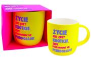 Opakowanie Kubek neonowy Życie