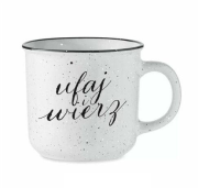 Opakowanie Kubek vintage - Ufaj wierz