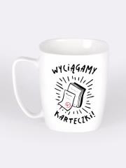 kubek/ WYCIĄGAMY KARTECZKI. Wydawca: Nadwyraz. Dadada.pl Opakowanie kubek/ WYCIĄGAMY KARTECZKI