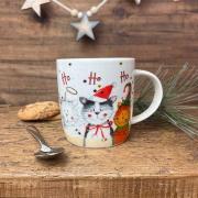 Opakowanie Kubek XM01 Świąteczne koty Ho ho ho! Święta