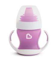 Opakowanie Kubek z miękkim ustnikiem i uchwytami Munchkin 118ml fioletowy