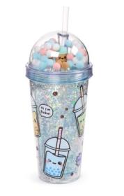 Opakowanie Kubek ze słomką i zawieszkami Bubble Tea
