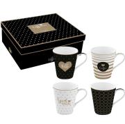 Opakowanie Kubki porcelanowe Caffee 300ml 4szt