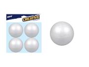 Kula gładka 8cm 4 sztuki. Wydawca: MFP. Dadada.pl Opakowanie Kula gładka 8cm 4 sztuki