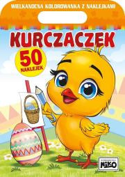 Okładka książki Kurczaczek. Wielkanocna kolorowanka z naklejkami