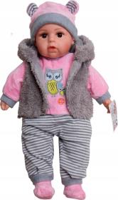 Opakowanie Lalka bobas mówi i śpiewa smoczek + butelka 45cm