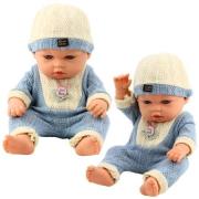 Opakowanie Lalka bobas w niebieskim wdzianku