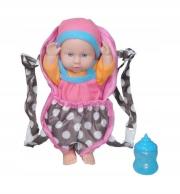 Opakowanie Lalka Dorotka śpiewa i mówi po polsku w nosidełku