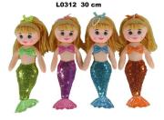 Opakowanie Lalka Syrenka 30cm MIX