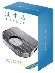 Łamigłówka Huzzle Cast Wallet poziom 4/6. Wydawca: Hanayama. Dadada.pl Opakowanie Łamigłówka Huzzle Cast Wallet poziom 4/6