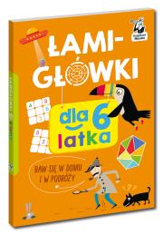 Łamigłówki dla 6-latka. Kapitan Nauka. Autor: Opracowanie zbiorowe. Dadada.pl Okładka książki Łamigłówki dla 6-latka. Kapitan Nauka