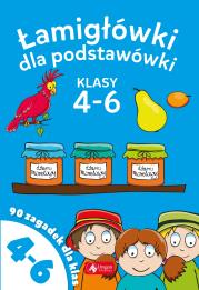 Łamigłowki dla podstawówki. Klasy 4-6 - uszkodzone. Autor: Opracowanie zbiorowe. Dadada.pl Okładka książki Łamigłowki dla podstawówki. Klasy 4-6 - uszkodzone