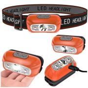 Opakowanie Latarka czołowa LED dwa tryby ładowanie USB