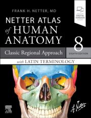 Okładka książki LATIN TERMINOLOGY Netter Atlas of Human Anatomy: Classic Regional Approach with Latin Terminology