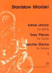 Okładka książki Łatwe utwory na gitarę