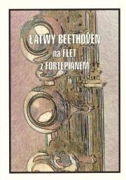 Okładka książki Łatwy Beethoven na flet z fortepianem