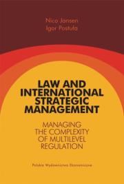 Okładka książki Law and International Strategic Management Managing the Complexity of Multilevel Regulation