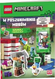 Okładka książki Lego Minecraft. W poszukiwaniu mobów