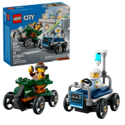Opakowanie LEGO(R) CITY 60459 Zestaw wyścigówek: samolot kontra łóżko szpitalne