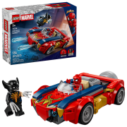 Opakowanie LEGO(R) SUPER HEROES 76336 Spider-Man w samochodzie kontra zvenomowany Wolverine