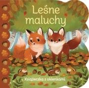 Leśne maluchy. Książeczka z okienkami. Autor: Ginger Swift. Dadada.pl Okładka książki Leśne maluchy. Książeczka z okienkami