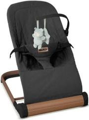 Leżaczek dla dzieci Nesso Dark Grey. Wydawca: Neno. Dadada.pl Opakowanie Leżaczek dla dzieci Nesso Dark Grey