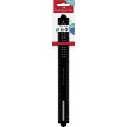 Opakowanie Linijka Dots czarna 30cm