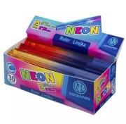 Opakowanie Linijka o trójkątnym przekroju Neon (30szt) ASTRA