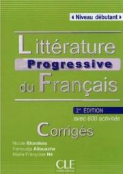 Okładka książki Litterature progressive du francais A1