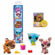 Opakowanie Littlest Pet Shop Tuba Zestaw 3 figurek zwierzątek +akcesoria seria 3