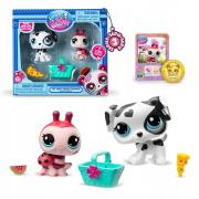 Opakowanie Littlest Pet Shop Zestaw figurek Piesek Dalmatyńczyk Biedronka + akcesoria seria 3