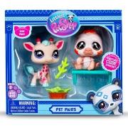 Opakowanie Littlest Pet Shop Żyrafa i Leniwiec + akcesoria