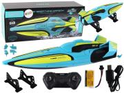 Opakowanie Łódź R/C 2.4G wodoodporna żółto-turkusowa