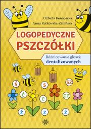 Okładka książki Logopedyczne Pszczółki różnicowanie głosek dentalizowanych