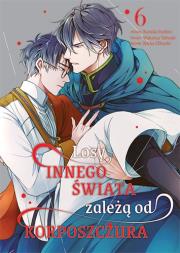 Losy innego świata zależą od korposzczura. Tom 6. Autor: Kazurki Irodori, Wakatsu Yatsuki, Kikka Ohashi. Dadada.pl Okładka książki Losy innego świata zależą od korposzczura. Tom 6