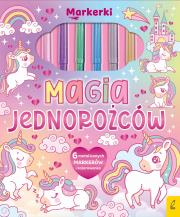 Okładka książki Magia jednorożców. Markerki