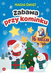 Magia świąt. Zabawa przy kominku. Autor: WYDAWNICTWO SKRZAT, Stadtmuller Ewa. Dadada.pl Okładka książki Magia świąt. Zabawa przy kominku