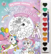 Okładka książki Magiczne jednorożce. Malowanie farbkami