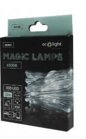 Opakowanie Magiczne lampki 100 led 6500K 10m DC5V