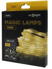 Opakowanie Magiczne lampki 200 led 3000K 20m DC5V