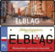 Opakowanie Magnes I love Poland Elbląg ILP-MAG-C-EL-10
