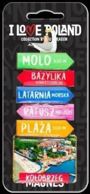 Opakowanie Magnes I love Poland Kołobrzeg ILP-MAG-C-KOL-07