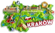 Opakowanie Magnes I love Poland Kraków ILP-MAG-C-KRA-65
