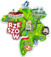 Opakowanie Magnes I love Poland Rzeszów ILP-MAG-C-RZE-13