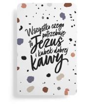 Opakowanie Magnes na lodówkę - Jezus i kawa kropki