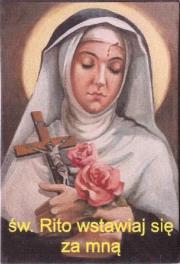 Opakowanie Magnes na lodówkę - Św. Rita