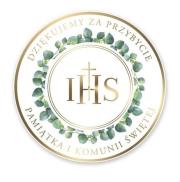 Opakowanie Magnes z podziękowaniem dla gości - Komunia 2