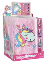 Make up pamiętnik okładka futerkowa Jednorożec. Wydawca: Nice Group. Dadada.pl Opakowanie Make up pamiętnik okładka futerkowa Jednorożec